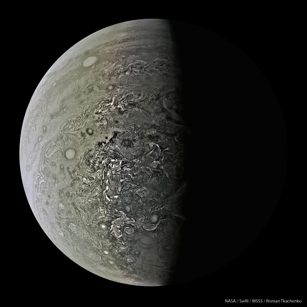 Jupiter's rotating storms JunoCam imager on NASA's Juno spacecraft